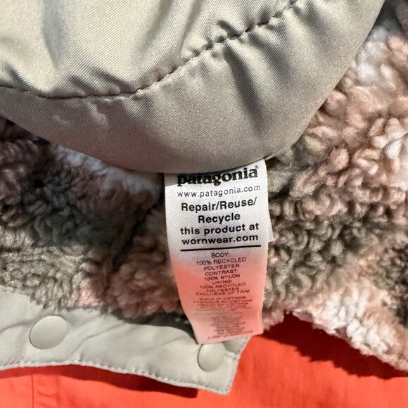 ⛺️ PATAGONIA 🏔️ Women's Medium Shelled Retro-X® Pullover Jacket Pine Green Camo - Picture 7 of 9